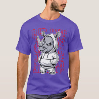 T-shirt Amis du Rhinocéros Hip Hop qui aiment les Animaux
