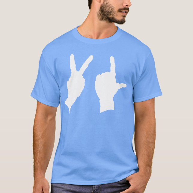 T-shirt amis du signe VL Finger (Devant)
