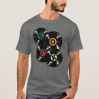 T-shirt Amis du vinyle de musique rock