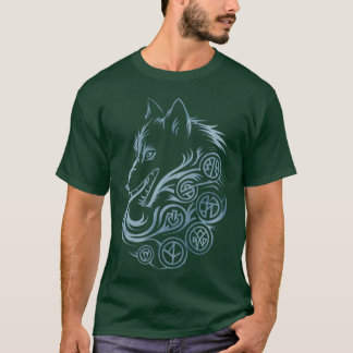 T-shirt Amis empreinte de loup ami