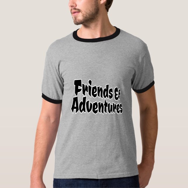 T-shirt Amis et aventures (Devant)