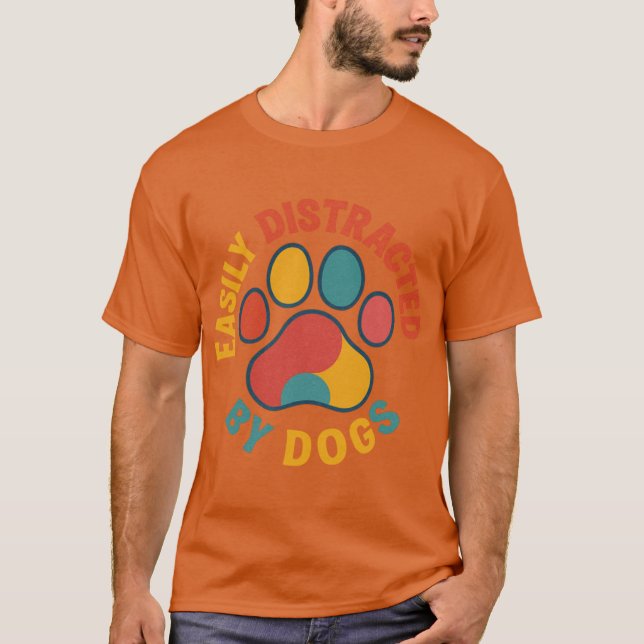 T-shirt Amis facilement distraits (Devant)
