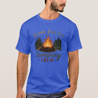 T-shirt Amis Feux Amusement Camping Extérieur Aventure gar
