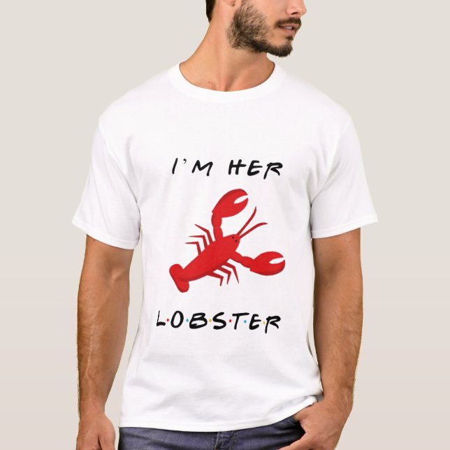 T-shirt Amis Je Suis Son Homard (Devant)