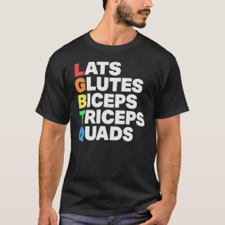 T-shirt Amis Lats Fessiers Bicepsriceps Quadriceps Lgbtq