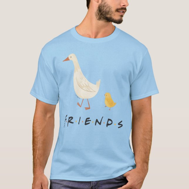 T-shirt AMIS™ | Le poussin et le canard (Devant)
