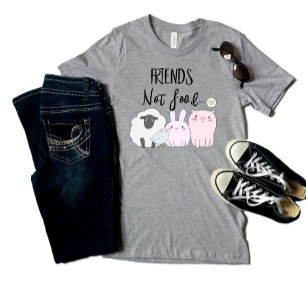 T-shirt Amis pas de nourriture Vegetarian Diet Shirt