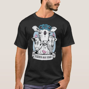 T-shirt Amis Pas Nourriture Végétarien Végétalien Chèvre L