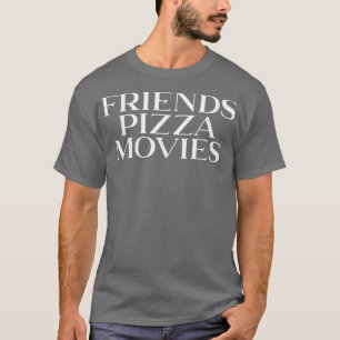 T-shirt Amis Pizza Films Filles Nuit