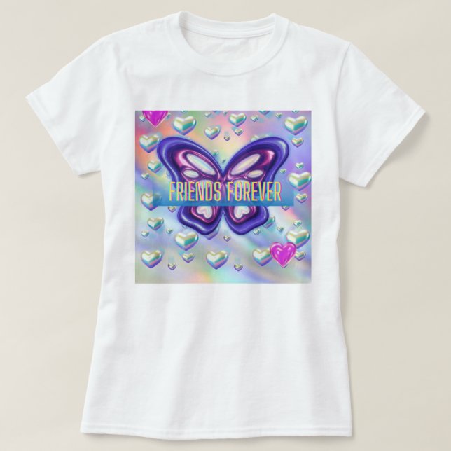 T-SHIRT AMIS POUR TOUJOURS (Design devant)
