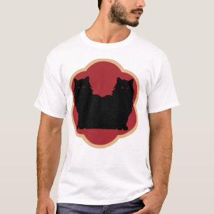 T-shirt Amis pour toujours Chats Amour Design