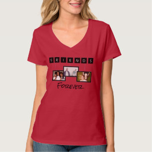 T-shirt Amis pour toujours   Journée de l'amitié Collage d