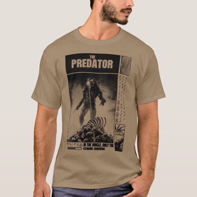 T-shirt Amis prédateurs amis (Devant)