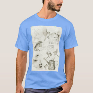 T-shirt Amis rétro d'oiseaux