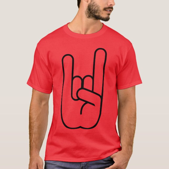 T-shirt Amis Rock Hand (Devant)