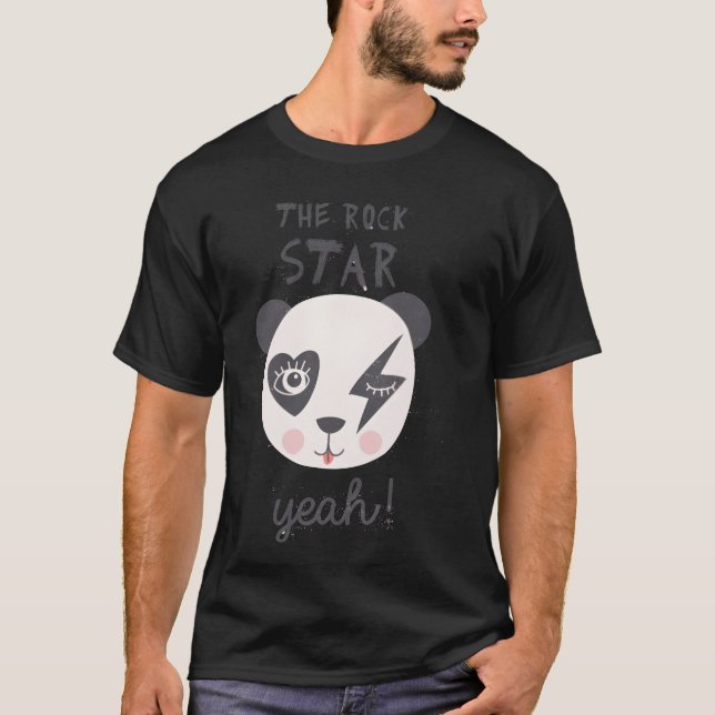 T-shirt Amis Rock Star Panda (Devant)