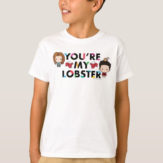 T-shirt AMIS™ | Ross & Rachel Lobster Chibi (Devant)