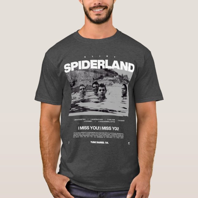 T-shirt amis SLINT SPIDERLAND (Devant)