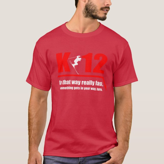 T-shirt Amis sombres K12 (Devant)