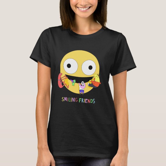 T-shirt Amis souriants (Devant)