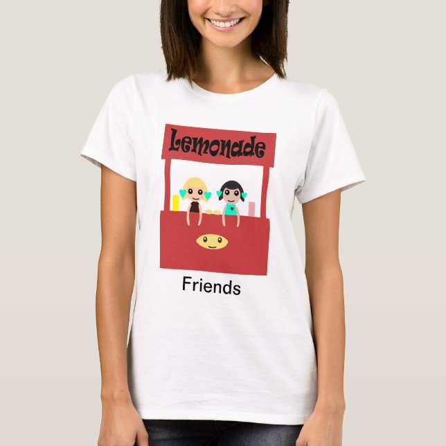 T-shirt Amis : Stand de Lemonade (Devant)