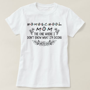 T-shirt Amis Thème Christian Homeschool Maman Cadeau