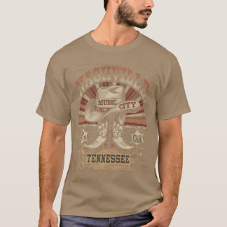 T-shirt Amis vintage de Rock Country