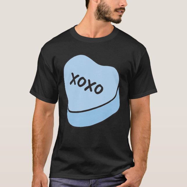 T-shirt amis XOXO Candy Heart (Devant)
