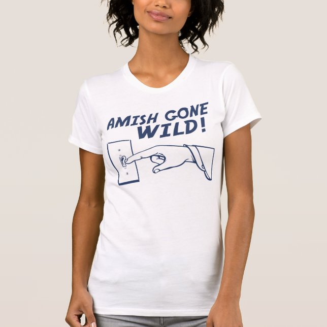 T-shirt Amish folles ! (Devant)