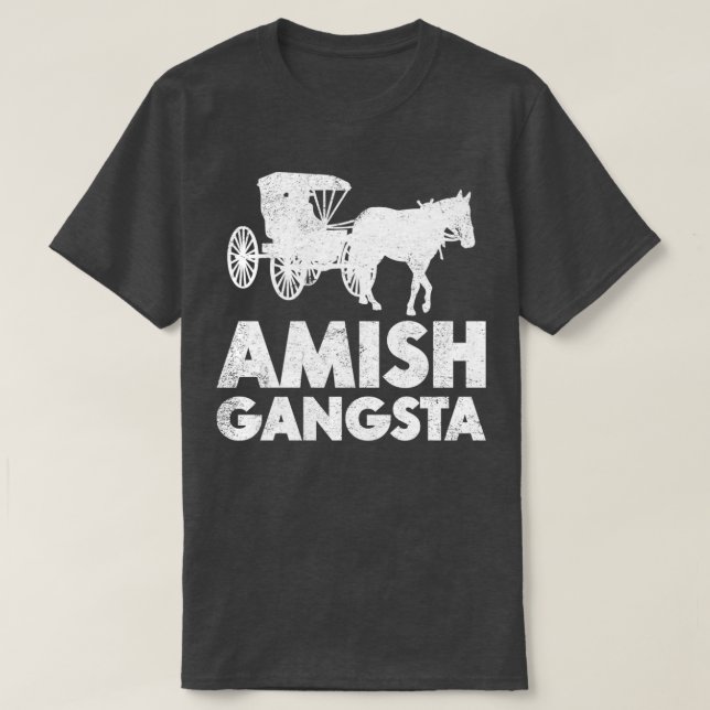 T-shirt Amish Gangsta (Design devant)