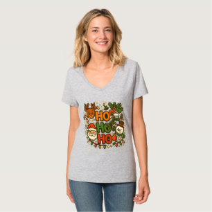 T-shirt AMITA HO HO HO Tee de l'équipage de vacances