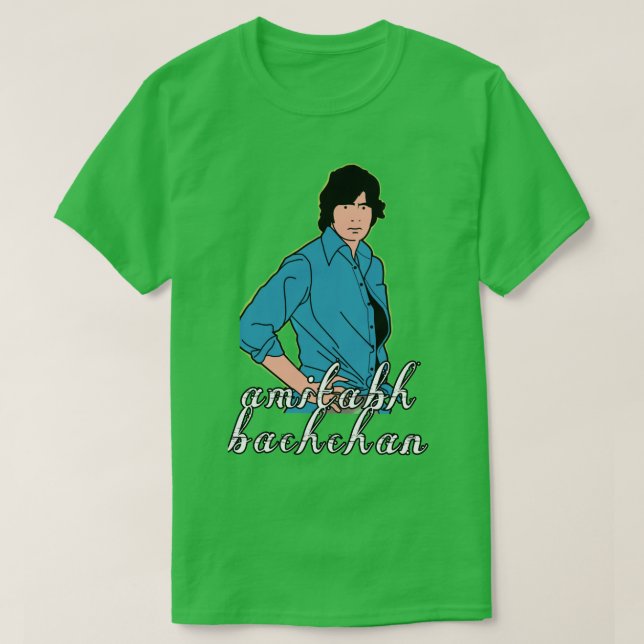 T-shirt Amitabh Bachchan style rétro (Design devant)