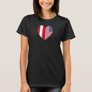 T-shirt Amitié pour toujours l'Amérique et l'Autriche