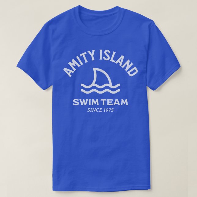 T-shirt Amity Island Swim Team depuis 1975 1 (Design devant)