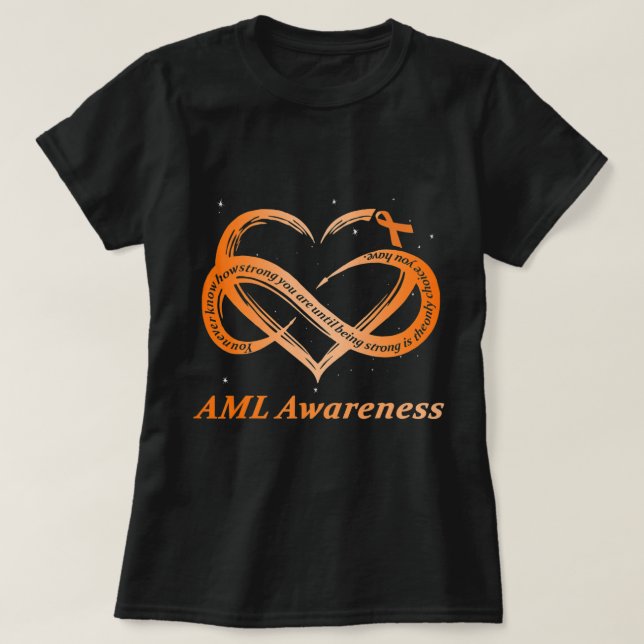 T-shirt AML Warrior I'm Fine Acute Myeloid Leukemia Award (Design devant)