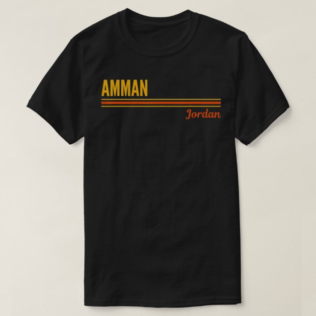 T-shirt Amman Jordan (Design devant)