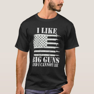 T-shirt Ammo Gun J'aime les gros canons