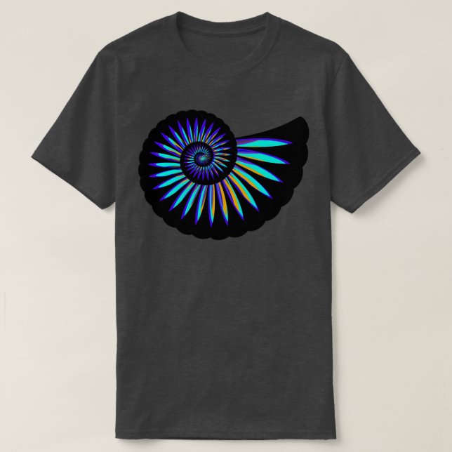 T-shirt Ammonite Spirale (Design devant)