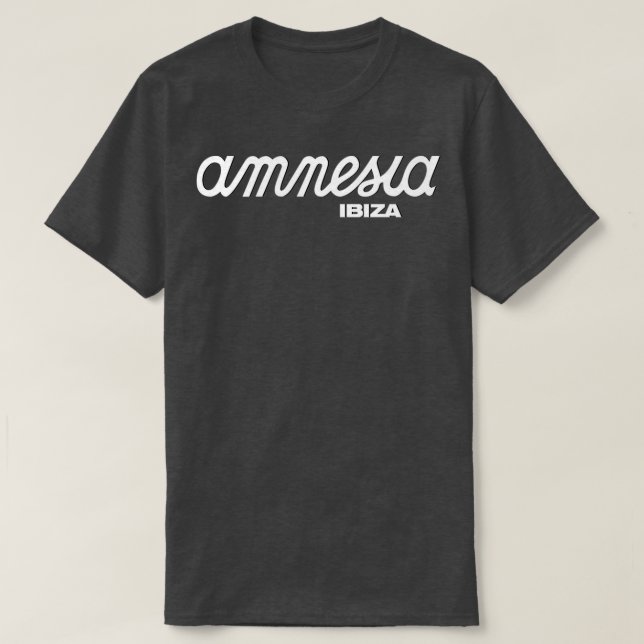 T-shirt Amnesia Ibiza discothèque Baléares (Design devant)