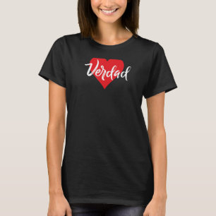 T-shirt Amo A Verdad Primer Nombre Yo Corazón