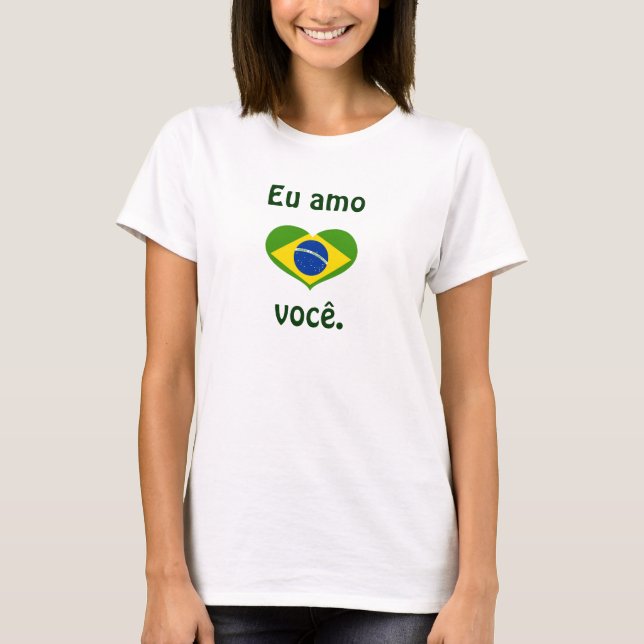 T-shirt AMO você. d'Eu (Devant)