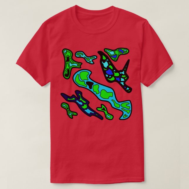 T-shirt amoeba (Design devant)
