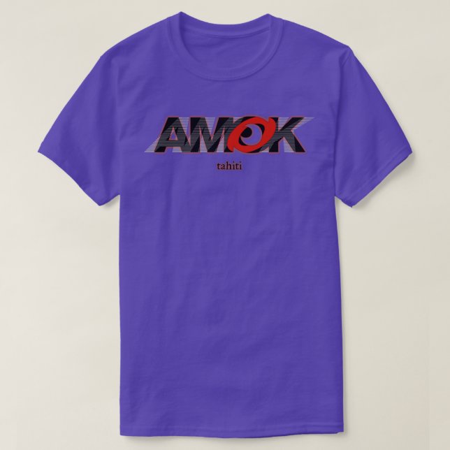 T-shirt AMOK tahiti (Design devant)