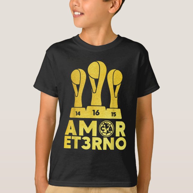 T-shirt Amor Et3rno America Tricampeon (Devant)