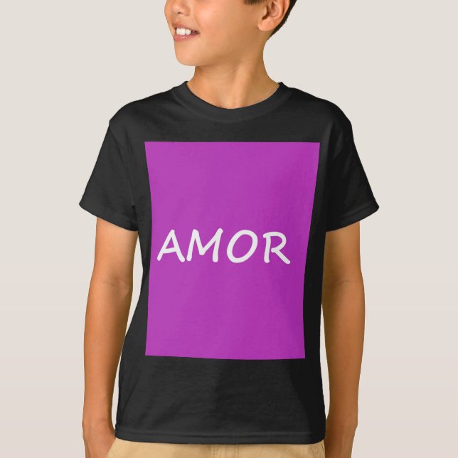 T-shirt Amor, L'Amour Espagnol (Devant)