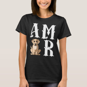 T-shirt Amor Love Labrador Retriever Chien Maman