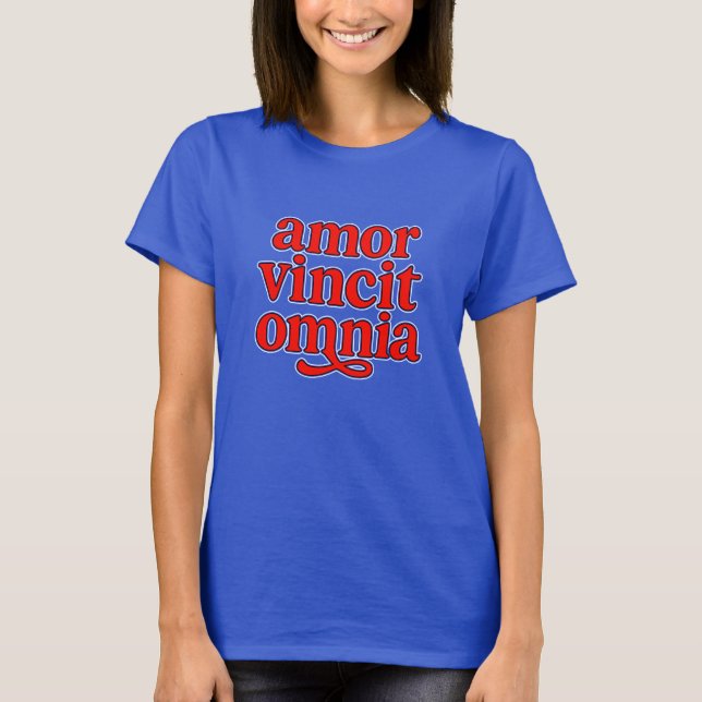 T-shirt Amor vincit omnia (Devant)