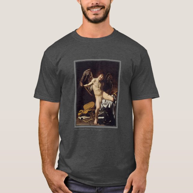T-shirt "Amor Vincit Omnia" de Caravaggio (Devant)