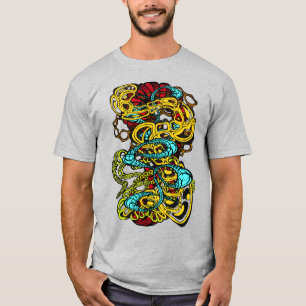 T-shirt Amorphe Fantasmagorique Moderne Groovy Hypnotique 