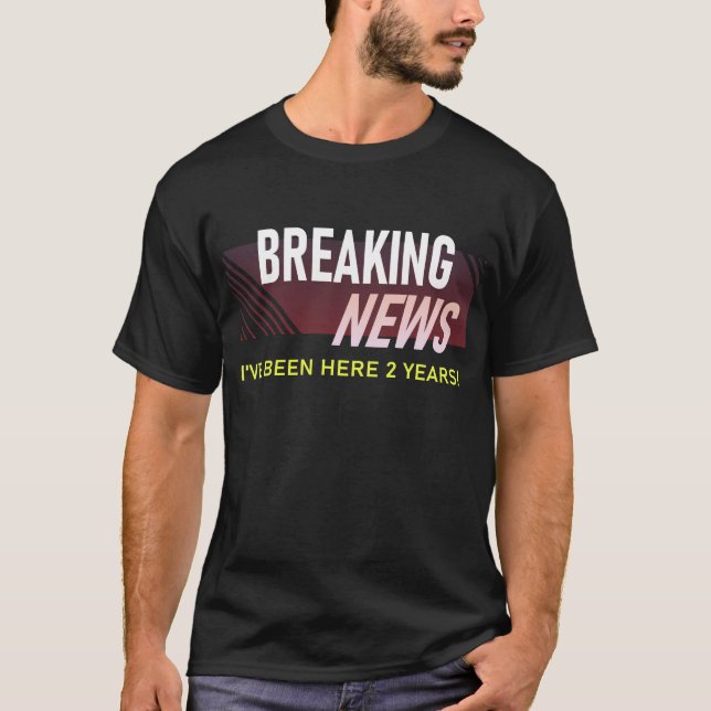 T-shirt Amortissement des employés pour le deuxième annive (Devant)